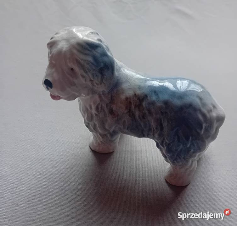 Figurka pies owczarek staroangielski Melba Ware Koźminek
