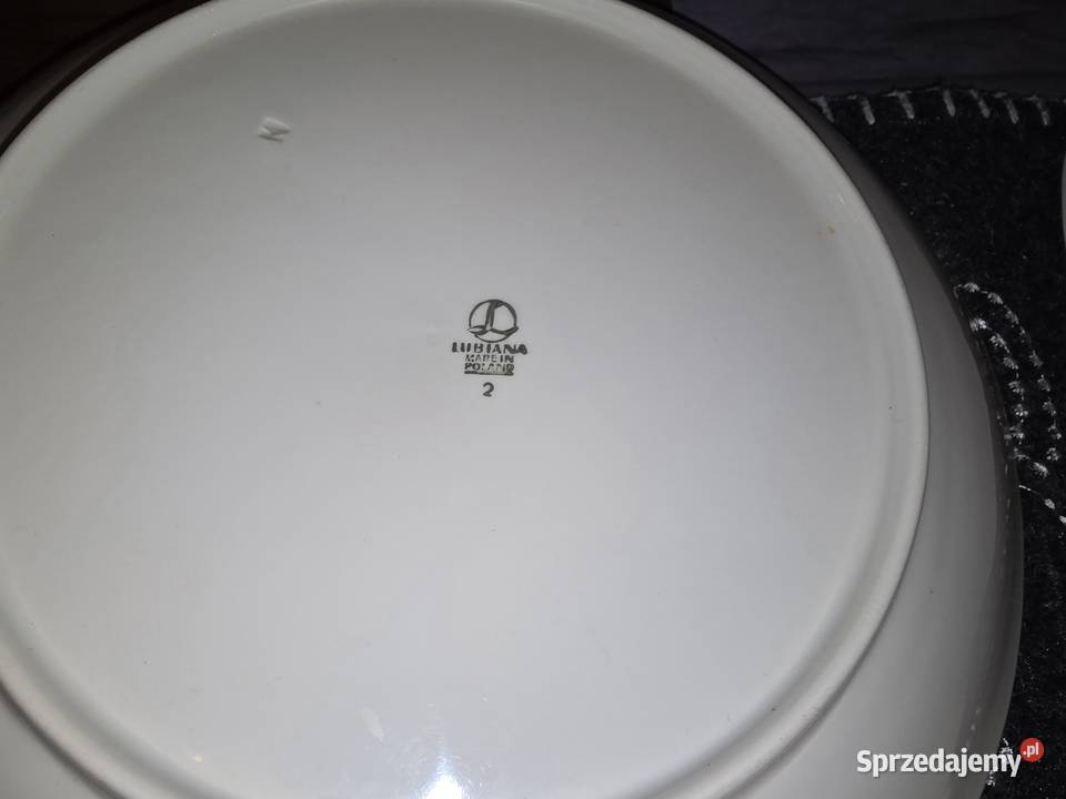 Trzy sygnowane półmiski Porcelana PRL Tułowice Antyki, Sztuka, Kolekcje Sosnowiec sprzedam