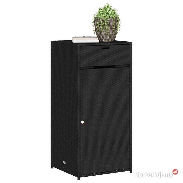 vidaXL Szafka ogrodowa czarna 55x55x111 Warszawa