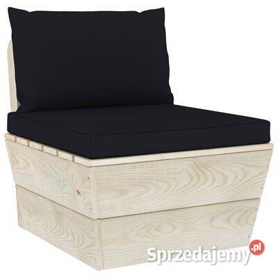 vidaXL Ogrodowa sofa środkowa z palet poduszki Warszawa