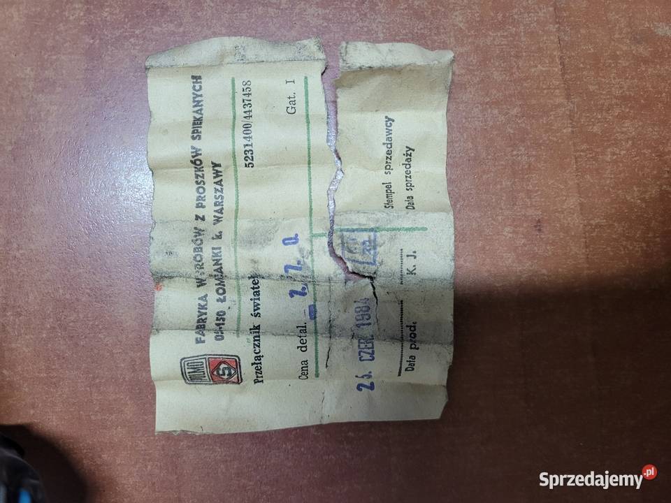 Przełącznik Zespolony Pająk Fiat 126P osobowe Dobczyce