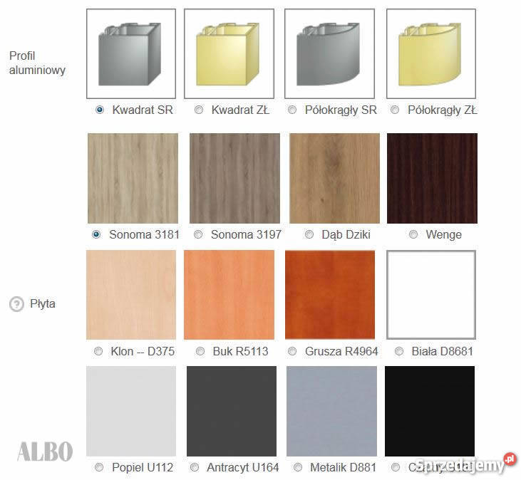 Gablota Szklana POLO witryna szklana meble świętokrzyskie