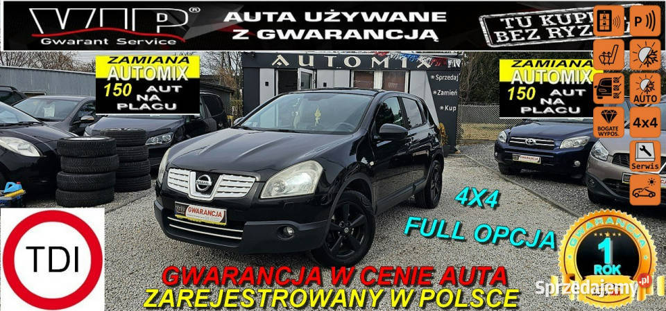 Nissan Qashqai SPRZEDANY 20 dCi4X4 FULL Panorama Świdnica