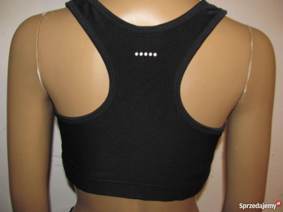 NIKE top sportowy czarny biustonosz r M lubelskie