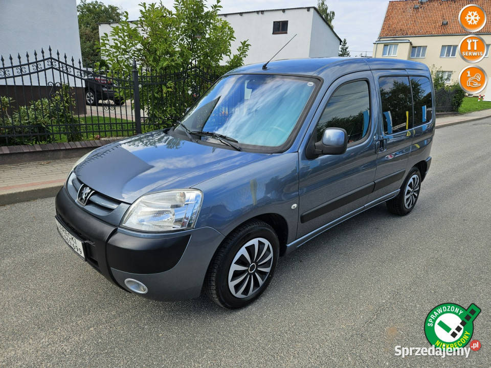 Peugeot Partner Opłacony Zdrowy Zadbany wspomaganie kierownicy Kisielice