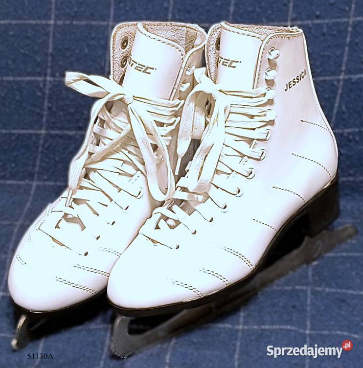 Łyżwy figurowe rozmiar 37 wkładki 23 Skóra Piotrków Trybunalski