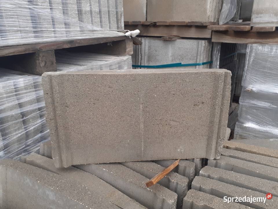 Daszek Dwuspadowy Betonowy Duży 23x46x7 Łupany Wielogóra