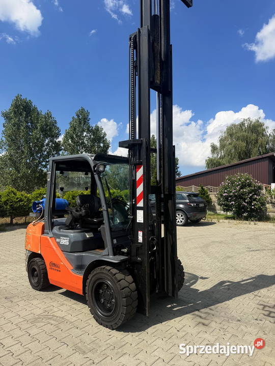 wózek widłowy TOYOTA 8FGJF35 LPG Triplex 43m łódzkie sprzedam