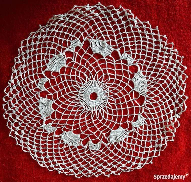 Serwetki ręcznie robione szydełkiem różne Warszawa