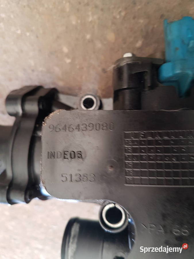 CITROEN 20 HDI 136 OBUDOWA TERMOSTATU 9646439080 Układ chłodzenia wielkopolskie Turek