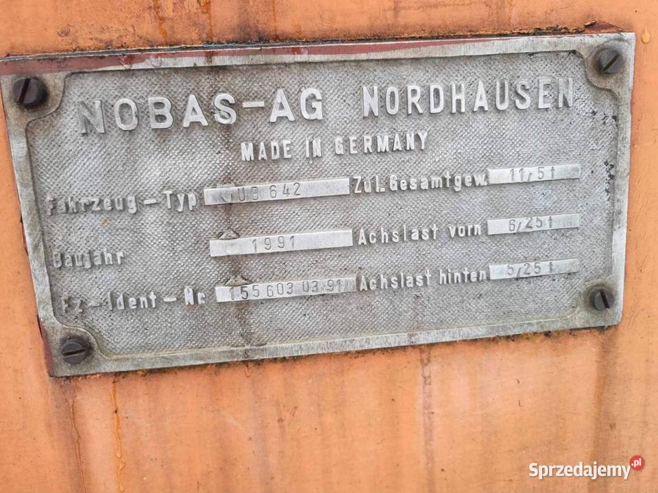 Koparka Nobas UB 642 z podporami Atlas Rok produkcji 1991 Grodziszczany