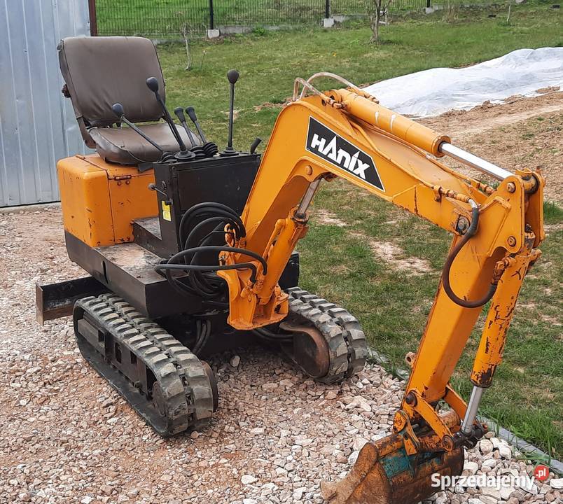 Gąsienicowa mini koparka japońska Hanix Miechów