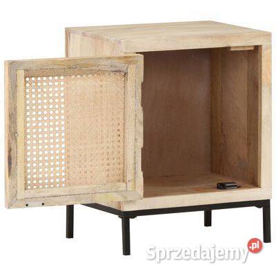 vidaXL Szafka nocna 40x30x50 drewno mango i Nocne Warszawa
