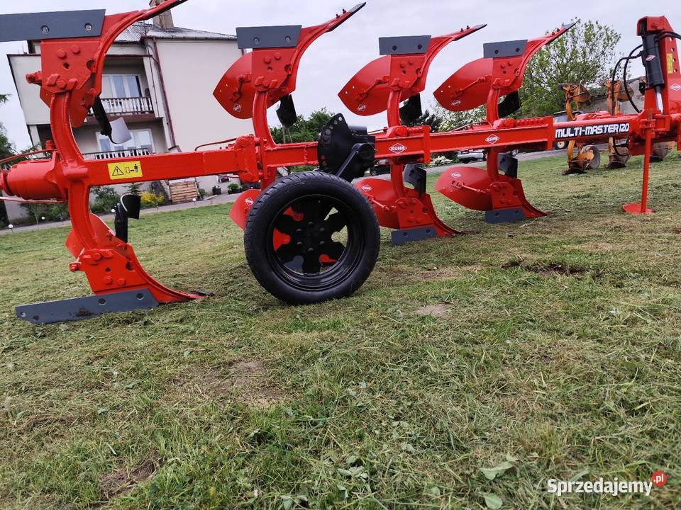 Pług obrotowy Kuhn 4 skibowy 31 Zabezpieczenie Żychlin