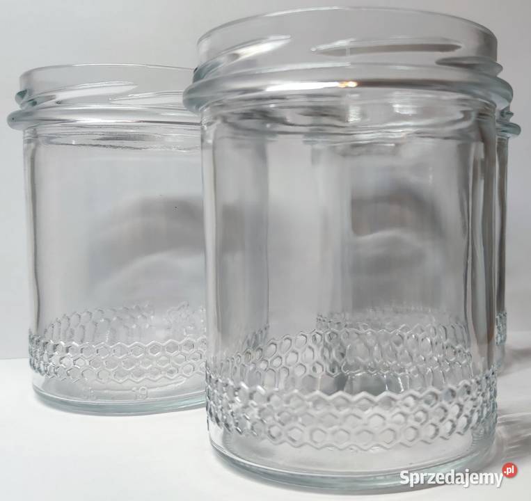 Słoik 400ml z grawerem plastra miodu 594 Łódź sprzedam