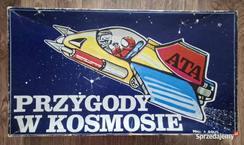 Przygody w kosmosie gra planszowa z czasów PRLu Samodzielna gra Zielona Góra