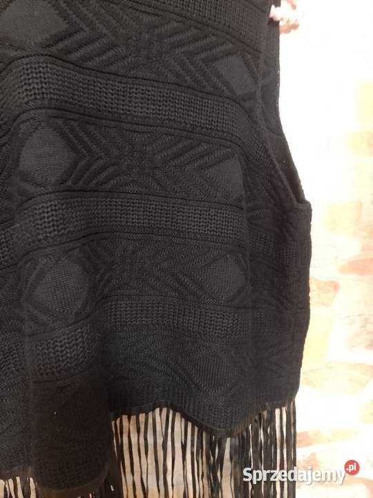 4042 LXL Ażurowa bogato zdobiona kamizelka bez rękawa Bluzki i koszule małopolskie Kraków