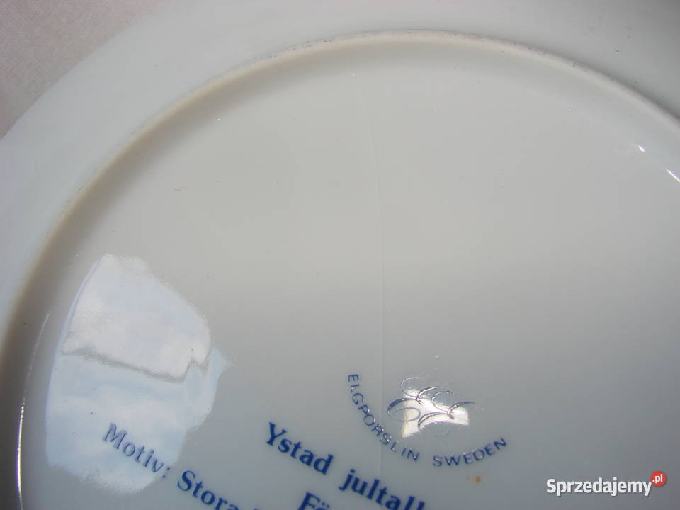 Ystad Julen talerz świąteczny Elgporslin pomorskie Pruszcz Gdański