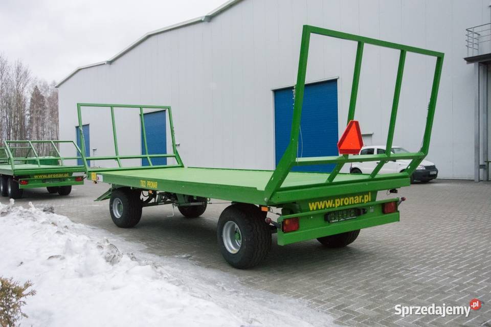 Przyczepa do balotów platforma PRONAR t022 do Poddębice sprzedam
