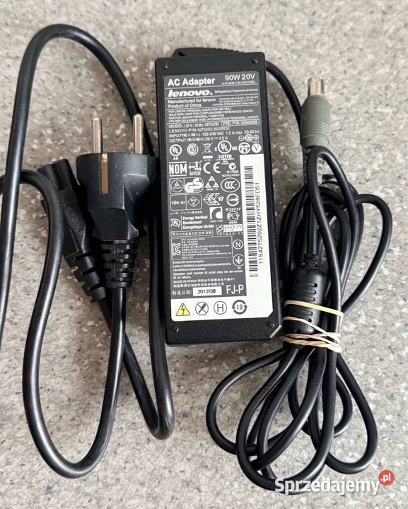 Zasilacz laptop Lenovo 90W20 v