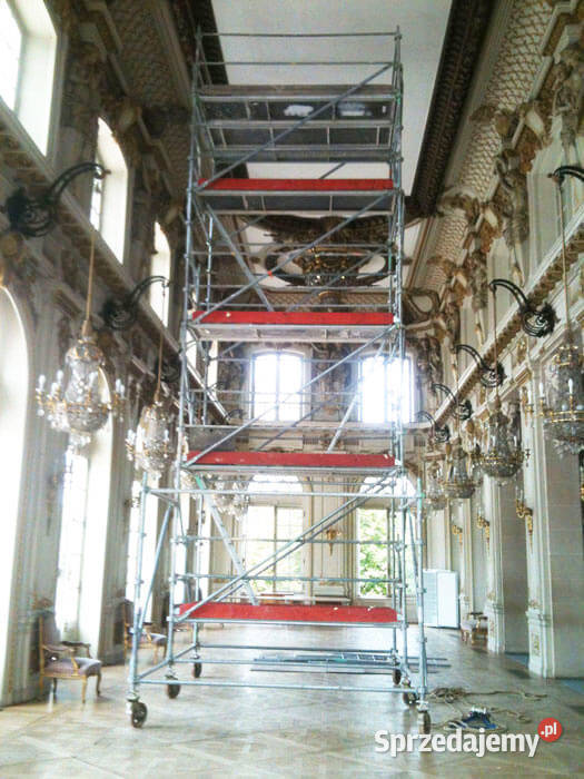 Rusztowanie modułowe 190 m2 choinkowe typ Wyposażenie firm Łomża