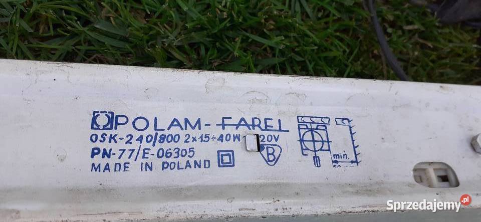 Lampa poszafkowa E14 POLAM Farel PRL Retro kujawsko-pomorskie Tuszkowo sprzedam