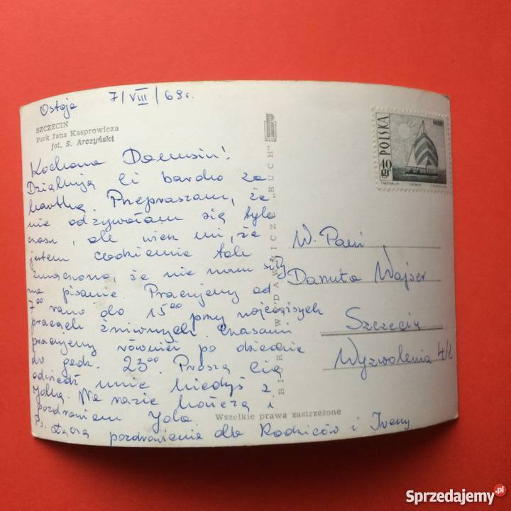 1028 Widokówka Szczecin sprzedam