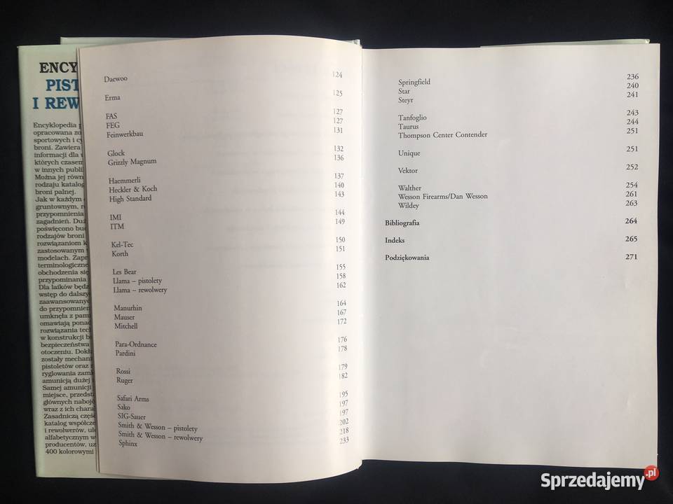 Książka broń pistolet Encyklopedia Pistoletów i Kołobrzeg