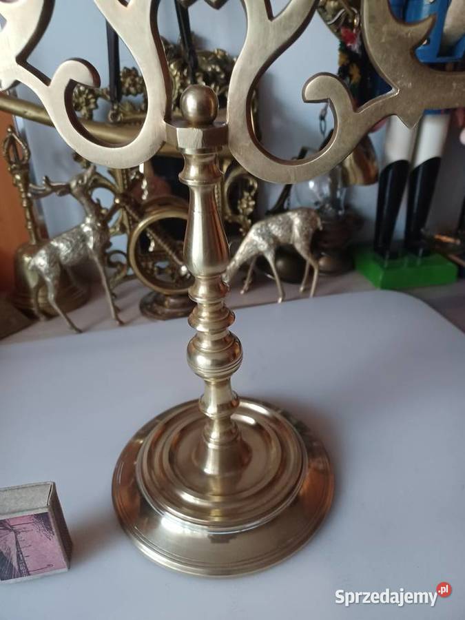Księstwo Warszawskie piękny świecznik wielkopolskie Poznań