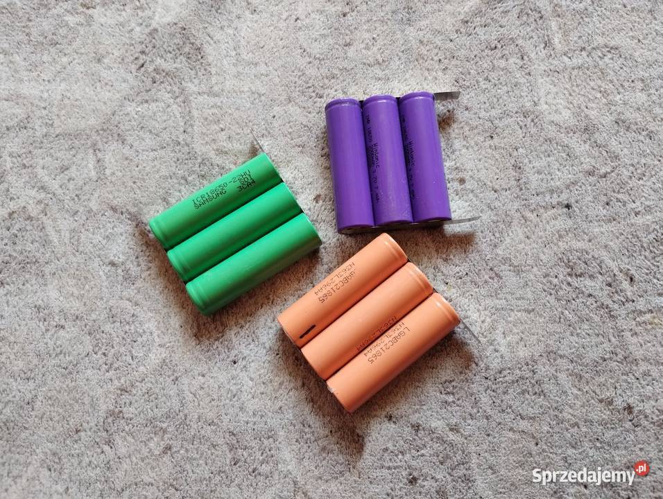 Akumulator Ogniwa liion 18650 37v zgrzane w Bydgoszcz sprzedam
