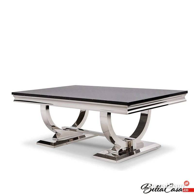 Ława glamour do salonu Modena blat spiek 45cm Stoły, krzesła, biurka Warszawa