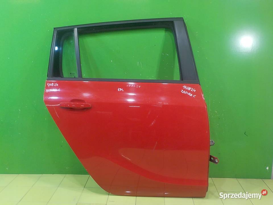 OPEL ZAFIRA C 20 CDTI AUT 13r 5D drzwi prawe tyl Drzwi Suków sprzedam