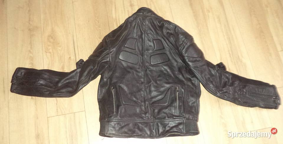 Kevlar Używana męska kurtka skórzana ramoneska
