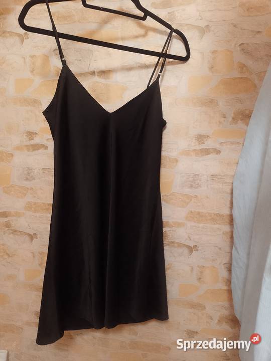 38M Stradivarius Ekskluzywna czarna halka pod Inna marka Moda i Styl Kraków
