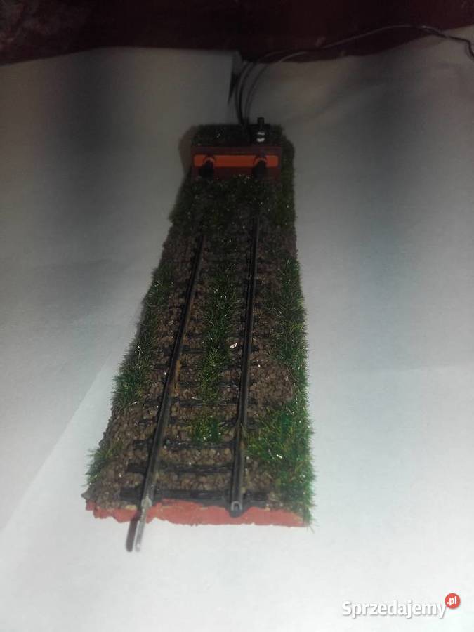 wykończony tor końcowy z kozłem oporowym TT Będzin