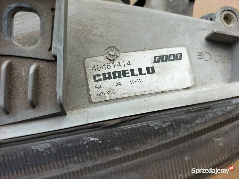 FIAT PUNTO 1 MK1 LAMPA PRZÓD PRZEDNIA LEWA osobowe Lampy przednie Kamień-Kolonia