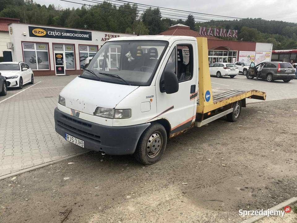 Fiat Ducato 28D auto laweta podkarpackie Lutcza sprzedam