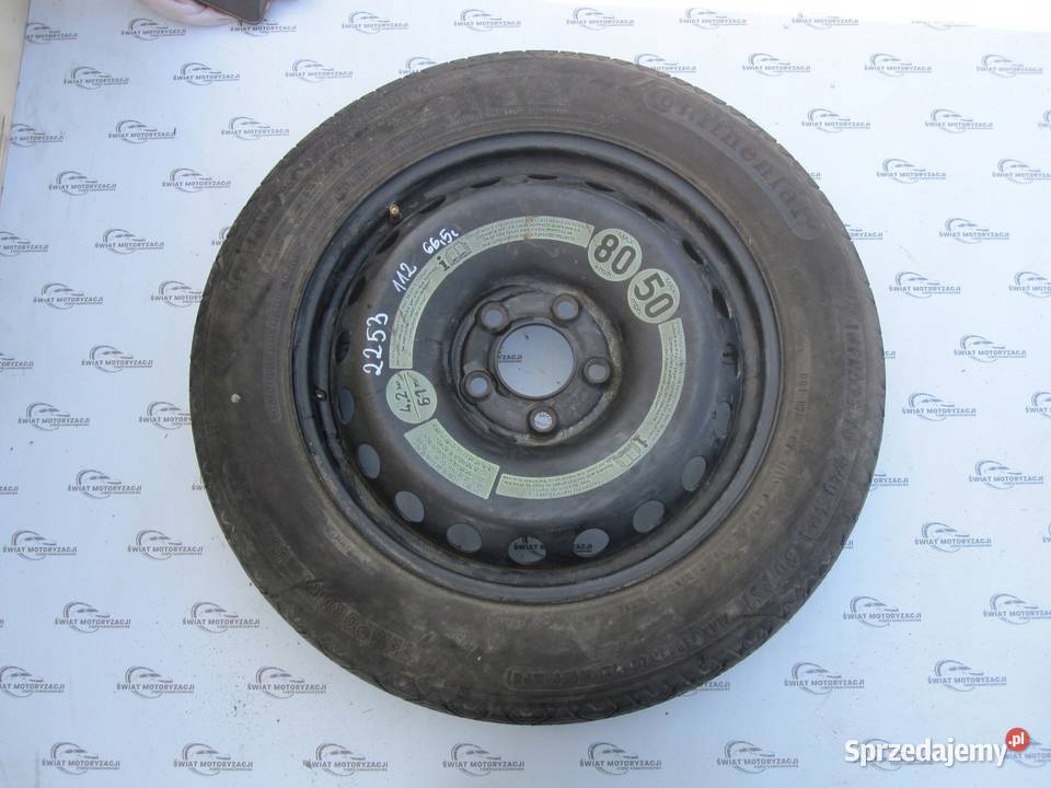 MERCEDES W204 koło dojazdowe 1259016 98M 5x112 Kielce