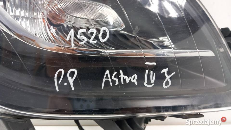 OPEL ASTRA J HALOGEN PRAWY ZDERZAK PRZÓD Zbierkowo