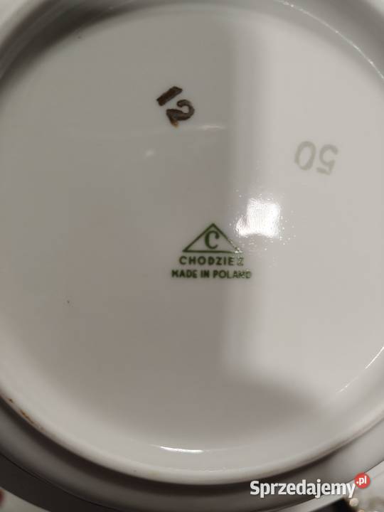 Zestaw kawowo obiadowy Iwona 120 elementów łódzkie Aleksandrów Łódzki