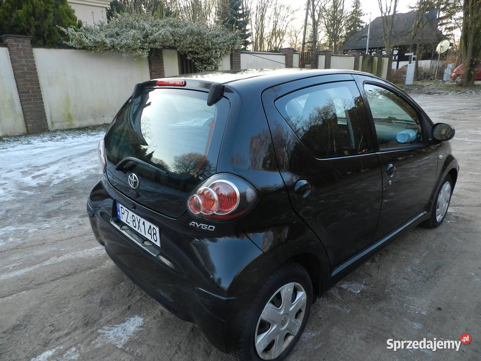 Toyota Aygo I 5drzwi KLIMA 1właścicielka SERWIS Zarejestrowany w Polsce wielkopolskie Puszczykowo