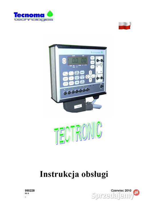 Tectronic Tecnoma Instrukcja obsługi sterownik wielkopolskie sprzedam