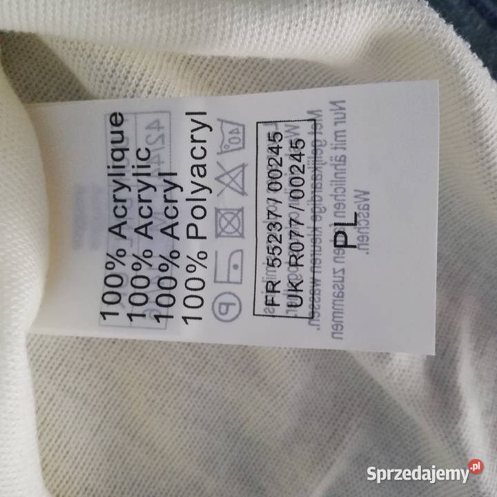 Bluzka kremowa z długim rękawem 4244 Courtelle Sieradz