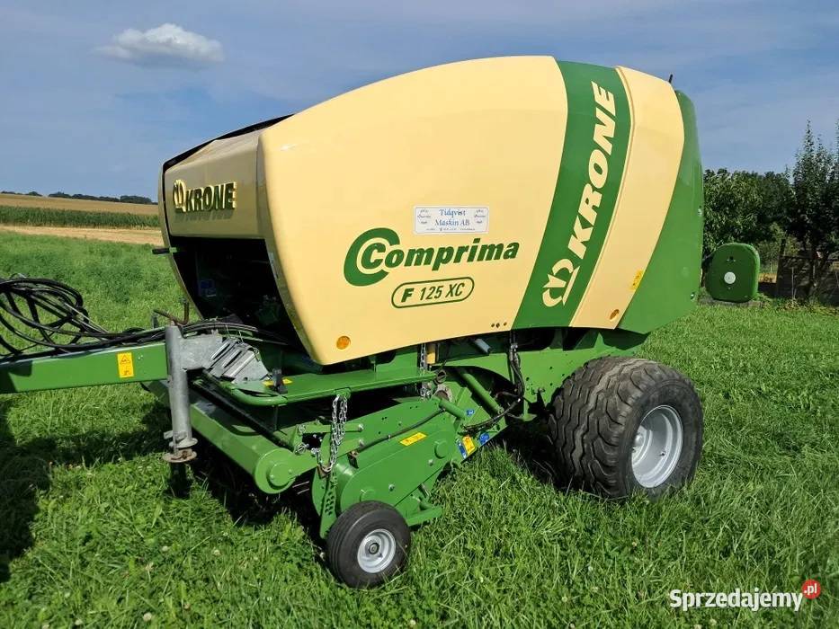 Prasa KRONE Comprima F 125 XC wielkopolskie Poniec sprzedam