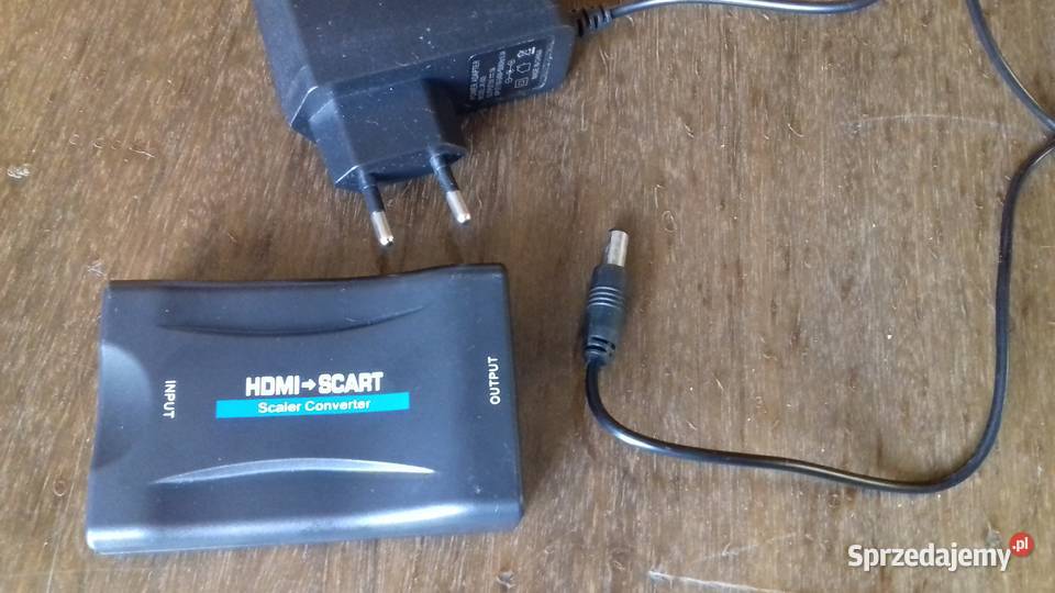 Konwerter HDMI SCART z zasilaczem śląskie Bytom