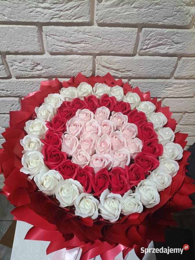 Bukiet z róż mydlanych Prezent na Walentynki Zagórów