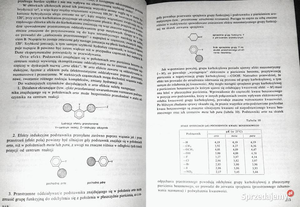 Chemia organiczna Tadeusz Drapała lubelskie Chełm sprzedam