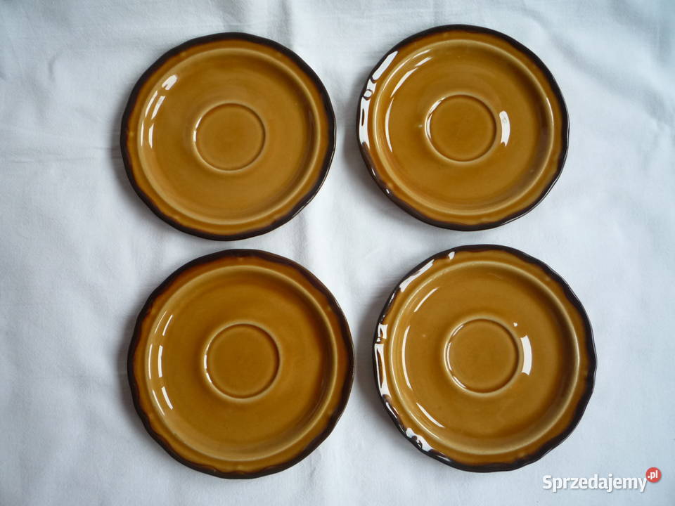 NOWY Porcelit Pruszków 4 filiżanki i 4 talerzyki zachodniopomorskie Szczecin