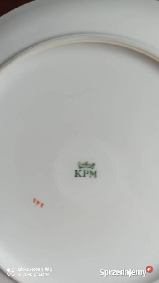 Patera KPM Okrągła Z różami 19041927 r Gdańsk sprzedam