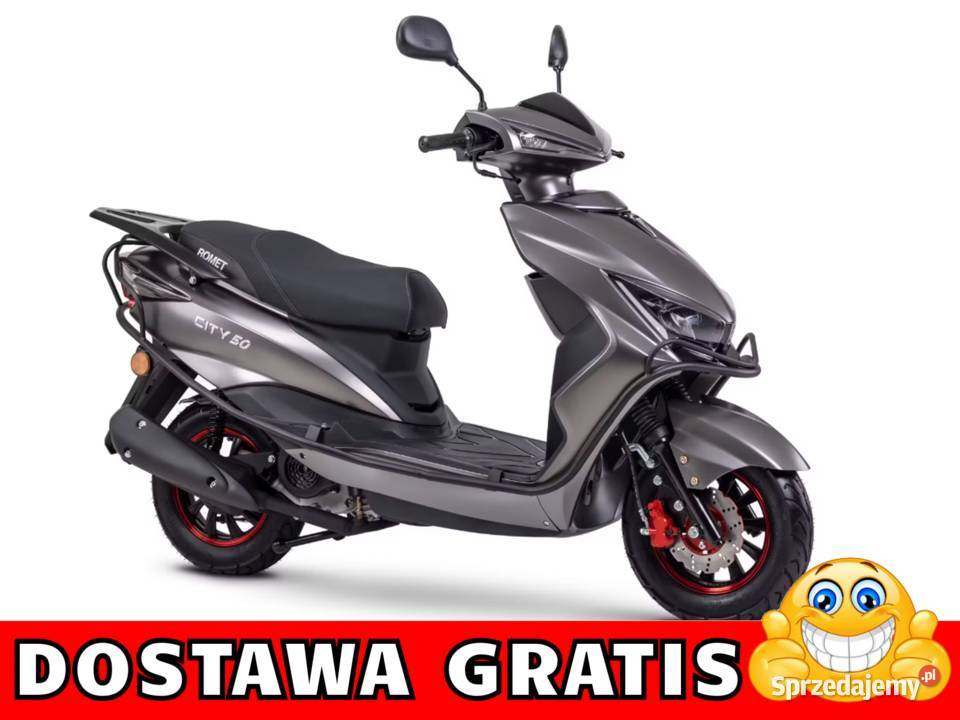 Dostawa Skuter ROMET CITY 50 cc Mocny Promocja bagażnik Ciechanów sprzedam